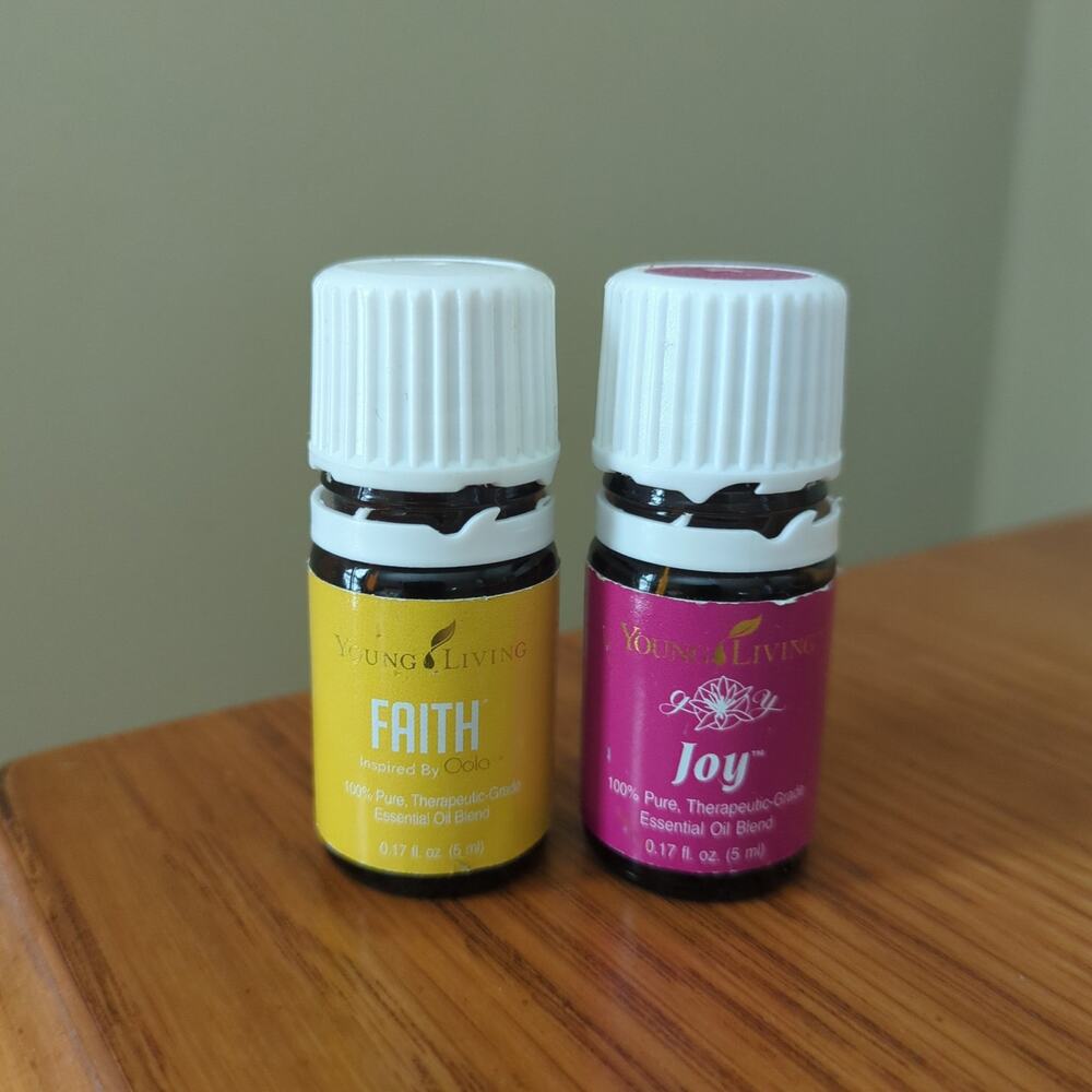 Young Living essential oil blend Faith and Joy 5ML used